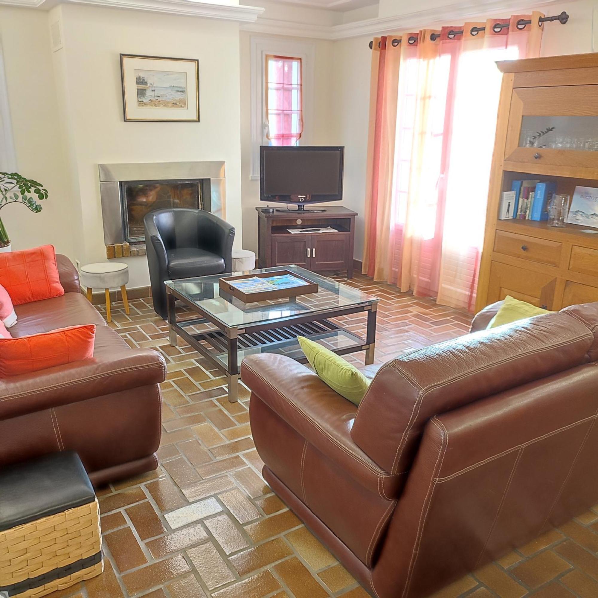 Maison Classee 3 Etoiles, Grand Jardin Clos Au Calme Proche Centre Ville, 10 Min Des Plages Пон-л'Аббе Экстерьер фото